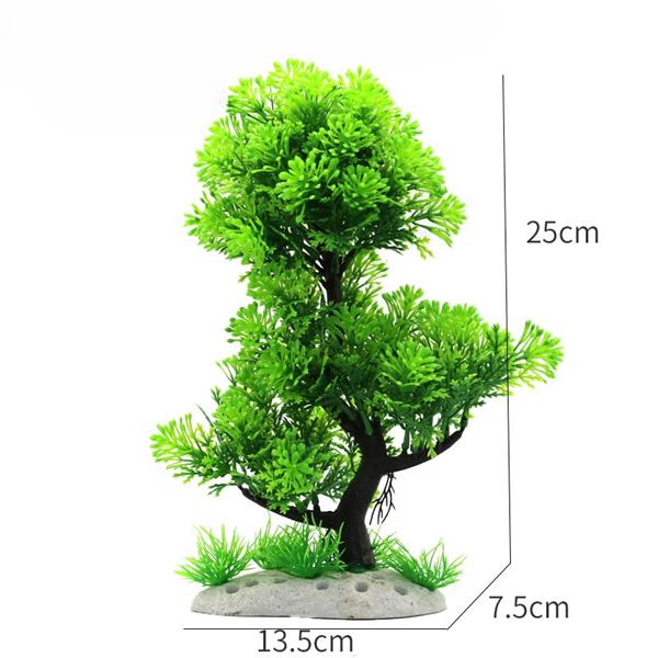 Grote foto bonsaiboom 25 cm aquariumdecoratie as 260 dieren en toebehoren vissenkommen