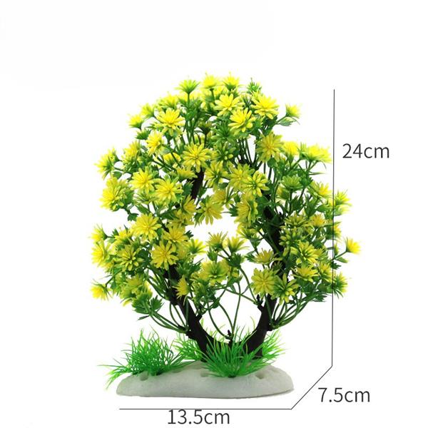 Grote foto bonsaiboom 24cm aquariumdecoratie as 261 dieren en toebehoren vissenkommen