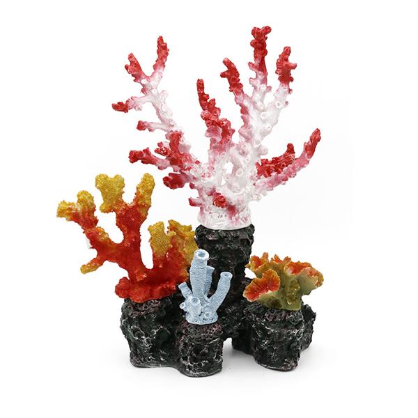 Grote foto kunstkoraal 27 cm aquariumdecoratie as 265 dieren en toebehoren vissenkommen