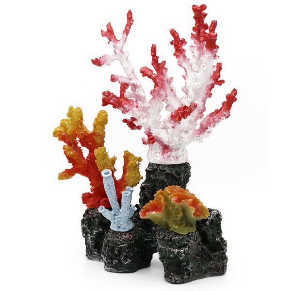 Grote foto kunstkoraal 27 cm aquariumdecoratie as 265 dieren en toebehoren vissenkommen