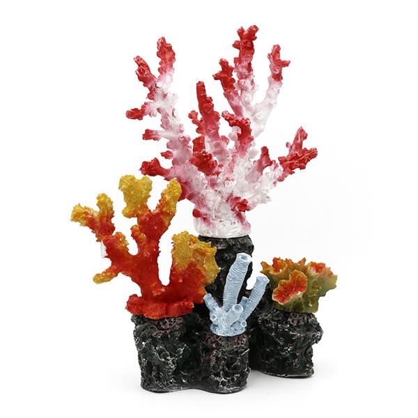 Grote foto kunstkoraal 27 cm aquariumdecoratie as 265 dieren en toebehoren vissenkommen