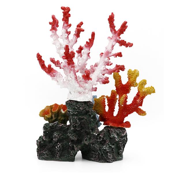 Grote foto kunstkoraal 27 cm aquariumdecoratie as 265 dieren en toebehoren vissenkommen