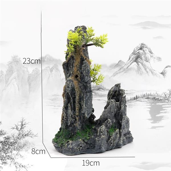 Grote foto rots formatie 23 cm aquarium decoratie as 104 dieren en toebehoren vissenkommen