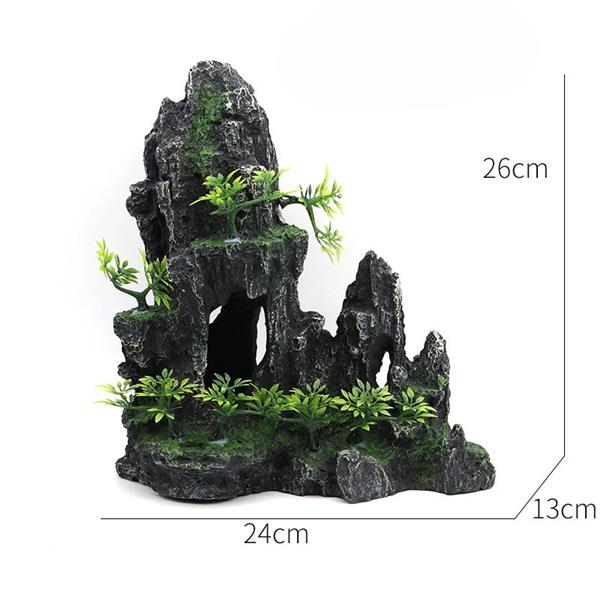 Grote foto rots formatie 26 cm aquarium decoratie as 107 dieren en toebehoren vissenkommen