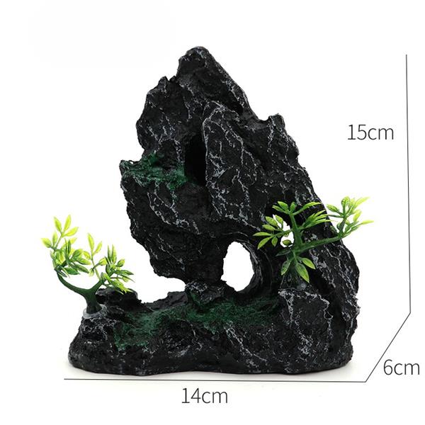Grote foto rotsformatie 15 cm aquarium decoratie as 111 dieren en toebehoren vissenkommen