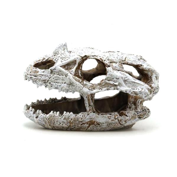 Grote foto prehistorische schedel 10 cm aquariumdecoratie as 280 dieren en toebehoren vissenkommen