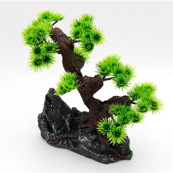 Grote foto bonsaiboom 20 cm aquariumdecoratie as 119 dieren en toebehoren vissenkommen