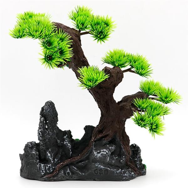 Grote foto bonsaiboom 20 cm aquariumdecoratie as 119 dieren en toebehoren vissenkommen
