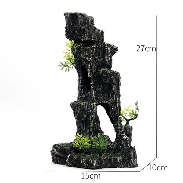 Grote foto steile rots 27cm aquariumdecoratie as 121 dieren en toebehoren vissenkommen