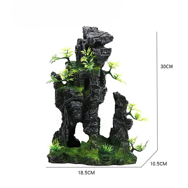 Grote foto steile rots 30 cm aquariumdecoratie as 122 dieren en toebehoren vissenkommen