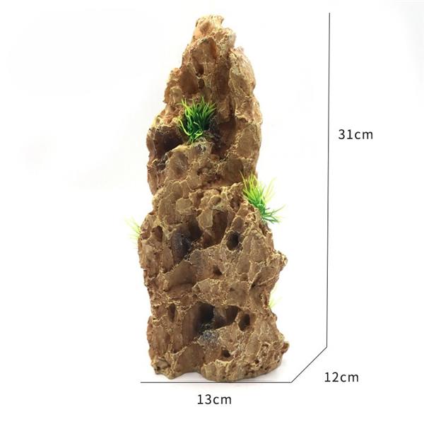 Grote foto dragonstone 31cm decoratierots as 134 dieren en toebehoren vissenkommen