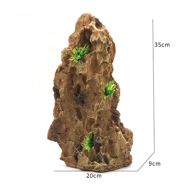 Grote foto dragonstone 35 cm decoratierots as135 dieren en toebehoren vissenkommen