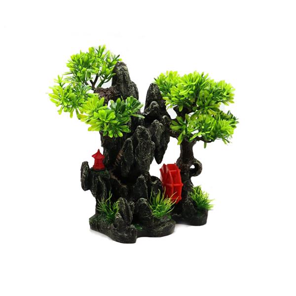 Grote foto bonsai met watermolen luchtaansluiting as 289 dieren en toebehoren vissenkommen