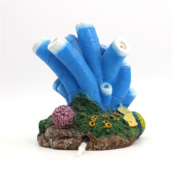 Grote foto kunstkoraal met luchtaansluiting 15cm aquariumdecoratie as 150 dieren en toebehoren vissenkommen