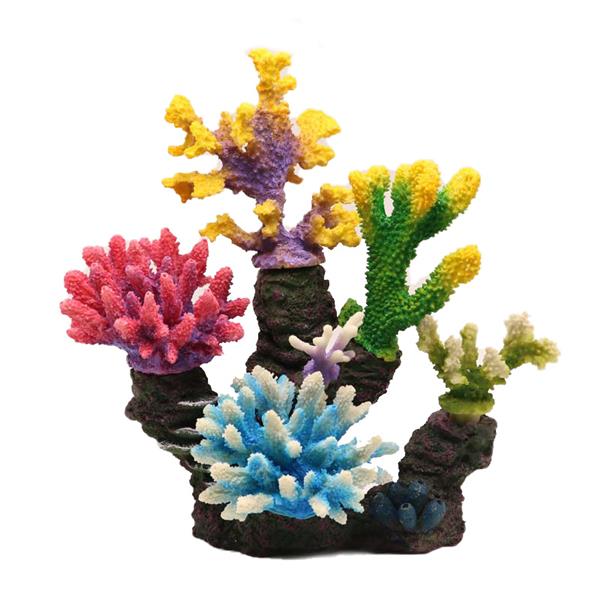 Grote foto kunstkoraal 31 cm aquariumdecoratie as 293 dieren en toebehoren vissenkommen