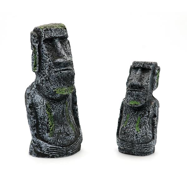 Grote foto paaseiland moai 12 cm as 161 dieren en toebehoren vissenkommen