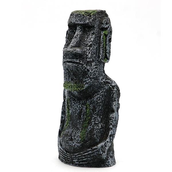 Grote foto paaseiland moai 12 cm as 161 dieren en toebehoren vissenkommen
