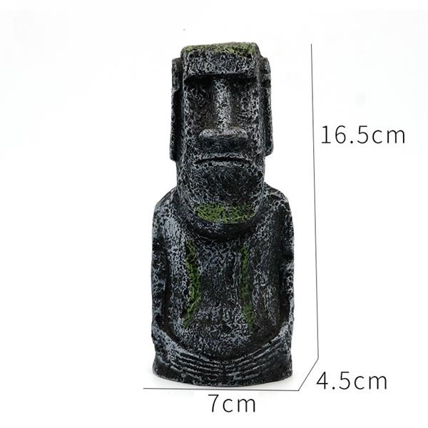 Grote foto paaseiland moai 17 5 cm as 162 dieren en toebehoren vissenkommen