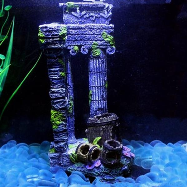 Grote foto aquariumdecoratie ru ne pilaren as 164 dieren en toebehoren vissenkommen