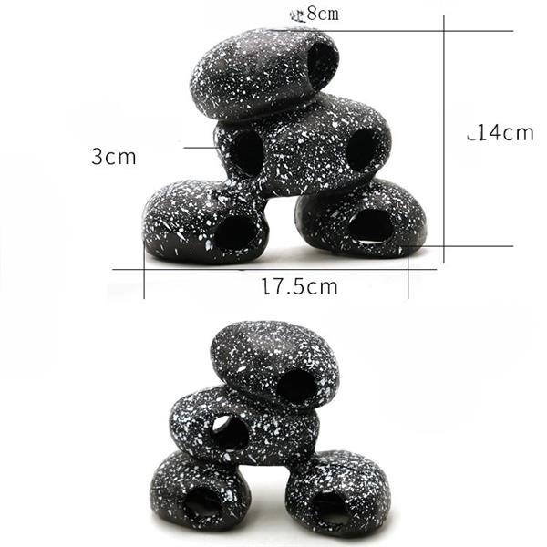 Grote foto cave stone 14 8 cm stenen met holle ruimten as 169 dieren en toebehoren vissenkommen