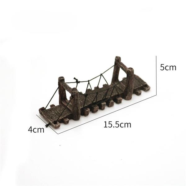 Grote foto aquarium decoratie loopbrug 16 cm as 170 dieren en toebehoren vissenkommen