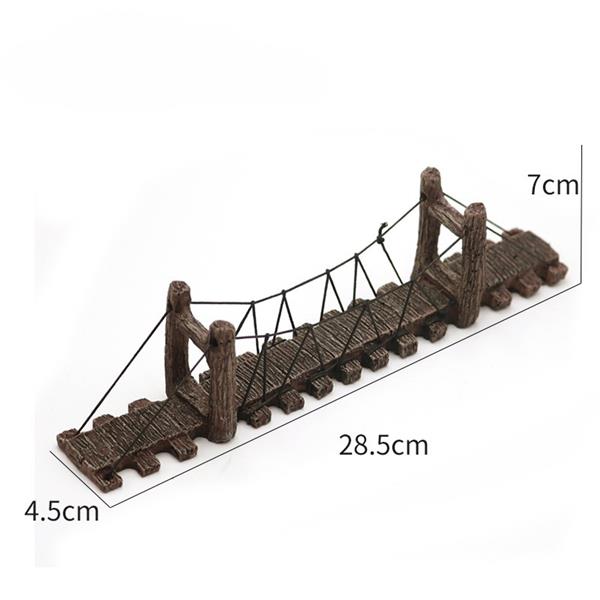 Grote foto aquariumdecoratie loopbrug 28cm as 171 dieren en toebehoren vissenkommen