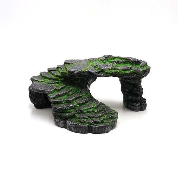 Grote foto bergplateau 11cm aquariumdecoratie as 302 dieren en toebehoren vissenkommen