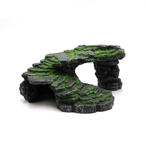 Grote foto bergplateau 11cm aquariumdecoratie as 302 dieren en toebehoren vissenkommen