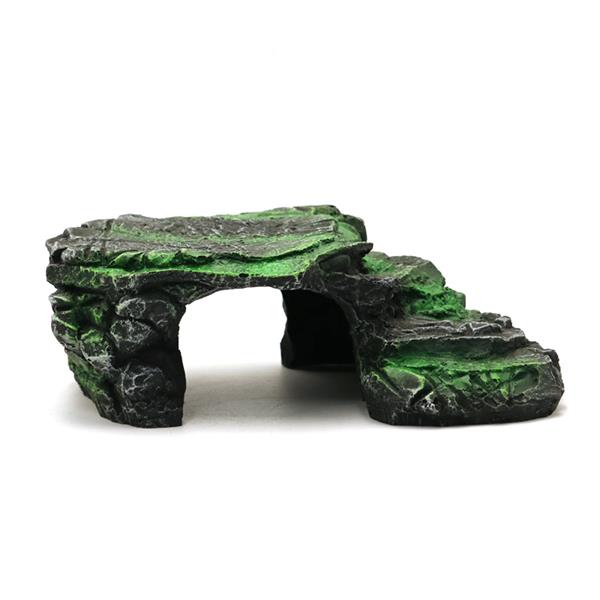 Grote foto platau met leghol grot 8cm aquariumdecoratie as 183 dieren en toebehoren vissenkommen
