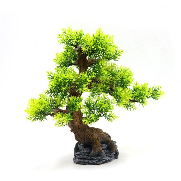 Grote foto bonsaiboom 24cm aquariumdecoratie as 305 dieren en toebehoren vissenkommen