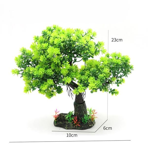 Grote foto bonsaiboom 27 cm aquariumdecoratie as 202 dieren en toebehoren vissenkommen