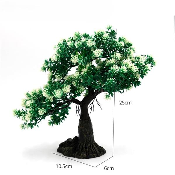 Grote foto bonsaiboom 27cm aquariumdecoratie as 204 dieren en toebehoren vissenkommen