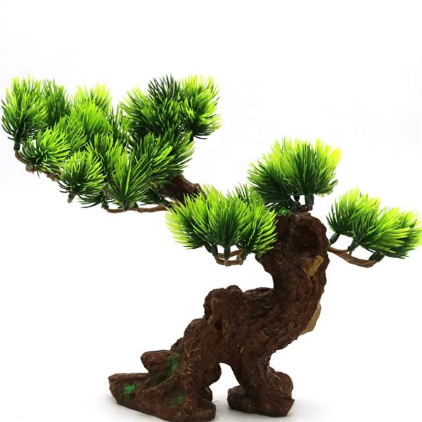 Grote foto bonsaiboom 20cm aquariumdecoratie as 205 dieren en toebehoren vissenkommen