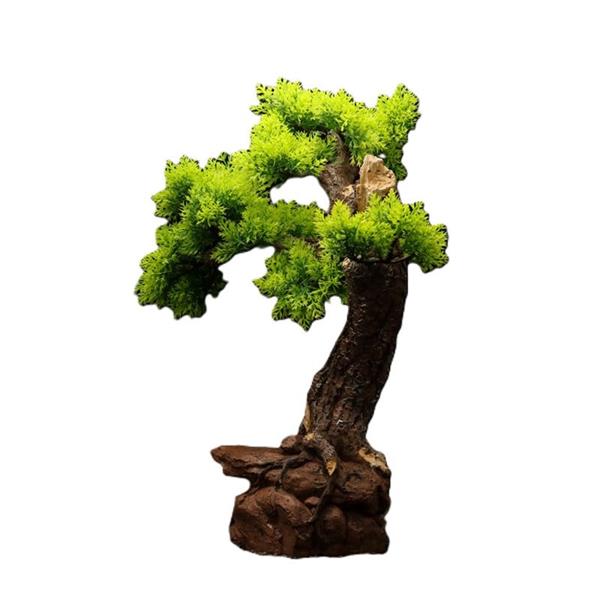 Grote foto bonsaiboom 40 cm aquariumdecoratie as 208 dieren en toebehoren vissenkommen