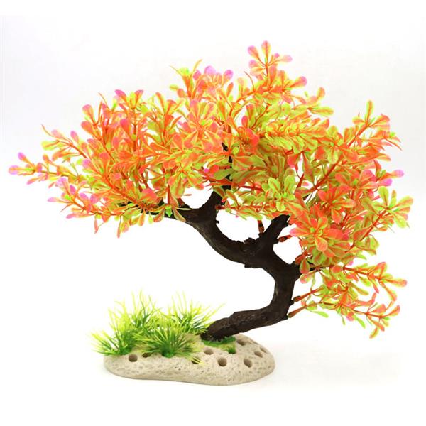 Grote foto bonsaiboom 27cm aquariumdecoratie as 211 dieren en toebehoren vissenkommen