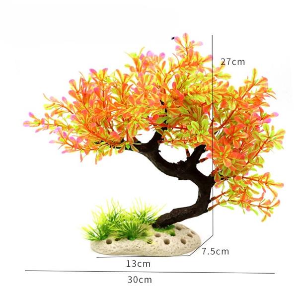 Grote foto bonsaiboom 27cm aquariumdecoratie as 211 dieren en toebehoren vissenkommen