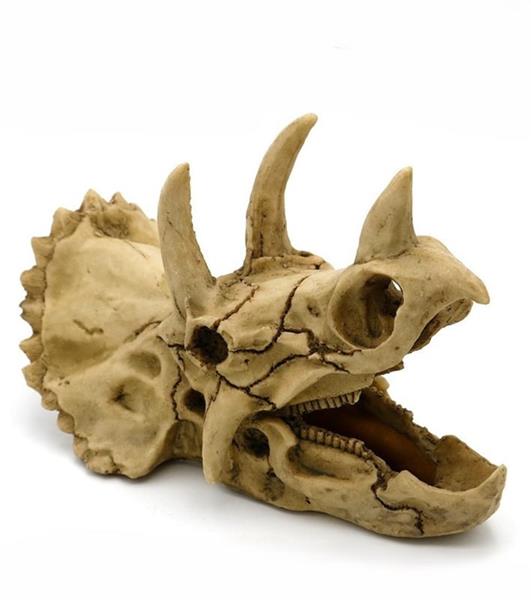 Grote foto prehistorische schedel aquarium decoratie 18 cm as 218 dieren en toebehoren vissenkommen