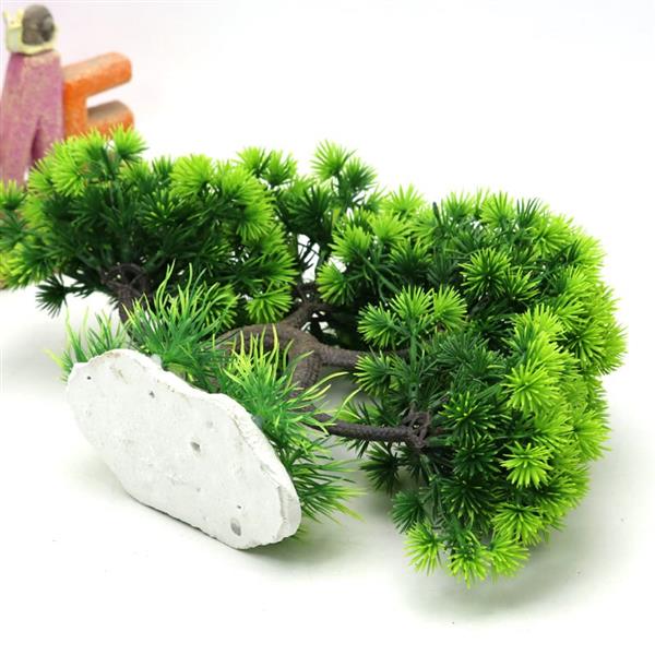 Grote foto bonsiaboom 28cm aquarium decoratieas 224 dieren en toebehoren vissenkommen