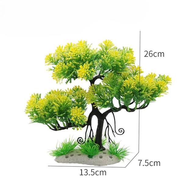 Grote foto bonsaiboom 26 cm aquariumdecoratie as 246 dieren en toebehoren vissenkommen