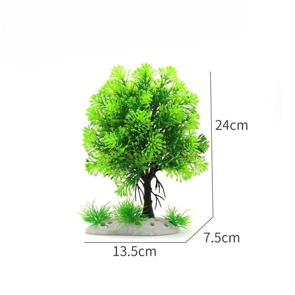 Grote foto bonsaiboom 27cm aquariumdecoratie as 250 dieren en toebehoren vissenkommen