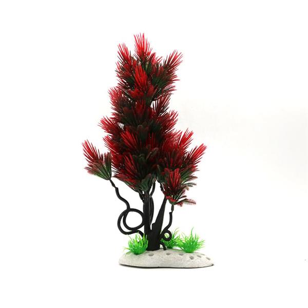 Grote foto bonsaiboom rood 32cm aquariumdecoratie as 251 dieren en toebehoren vissenkommen
