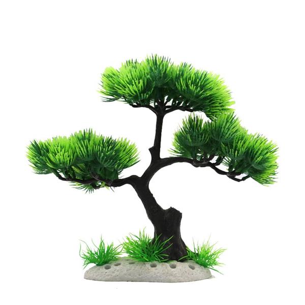 Grote foto bonsaiboom 24 cm aquariumdecoratie as 255 dieren en toebehoren vissenkommen