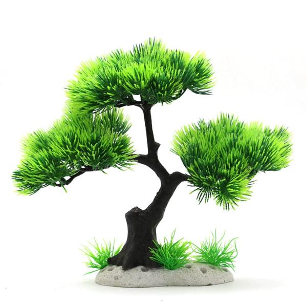 Grote foto bonsaiboom 24 cm aquariumdecoratie as 255 dieren en toebehoren vissenkommen