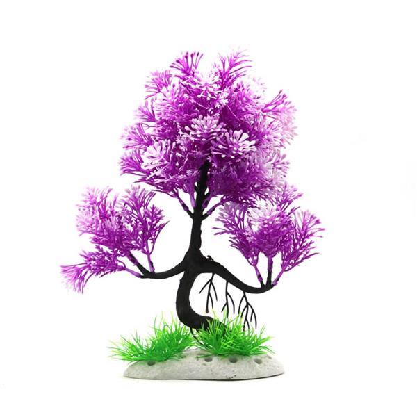Grote foto bonsaiboom lila 28 cm aquariumdecoratie as 258 dieren en toebehoren vissenkommen