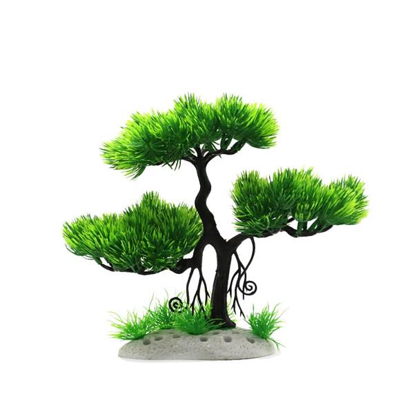 Grote foto bonsaiboom 28 cm aquariumdecoratie as 259 dieren en toebehoren vissenkommen