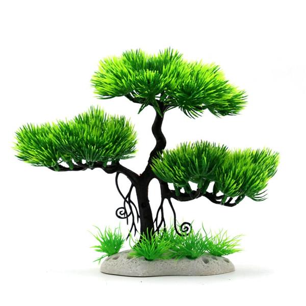 Grote foto bonsaiboom 28 cm aquariumdecoratie as 259 dieren en toebehoren vissenkommen