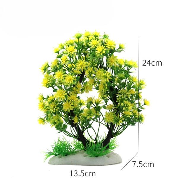 Grote foto bonsaiboom 24cm aquariumdecoratie as 261 dieren en toebehoren vissenkommen