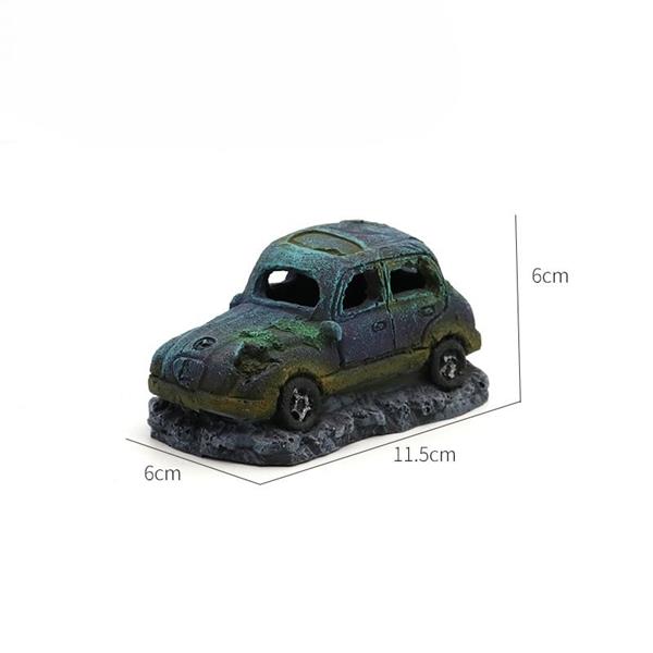 Grote foto oltimer auto aquariumdecoratie as 266 dieren en toebehoren vissenkommen