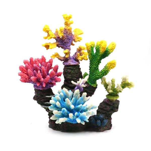 Grote foto kunstkoraal 31 cm aquariumdecoratie as 293 dieren en toebehoren vissenkommen