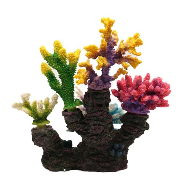 Grote foto kunstkoraal 31 cm aquariumdecoratie as 293 dieren en toebehoren vissenkommen